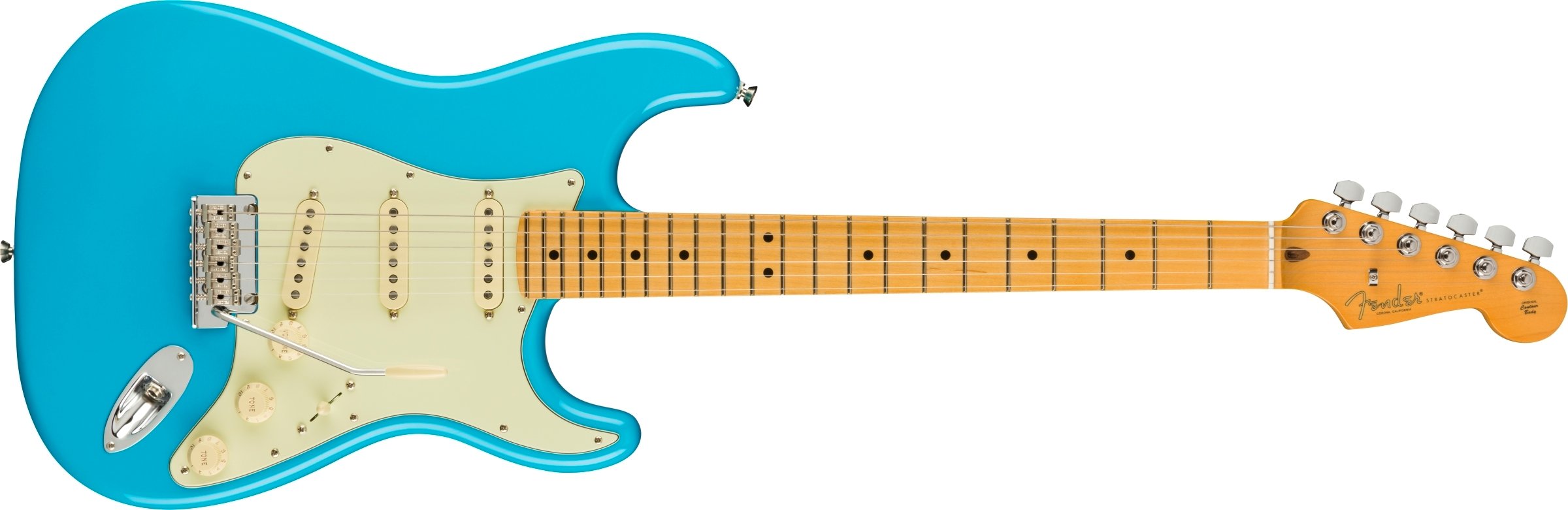 American Professional II Stratocaster, Maple Fingerboard, Miami Blue