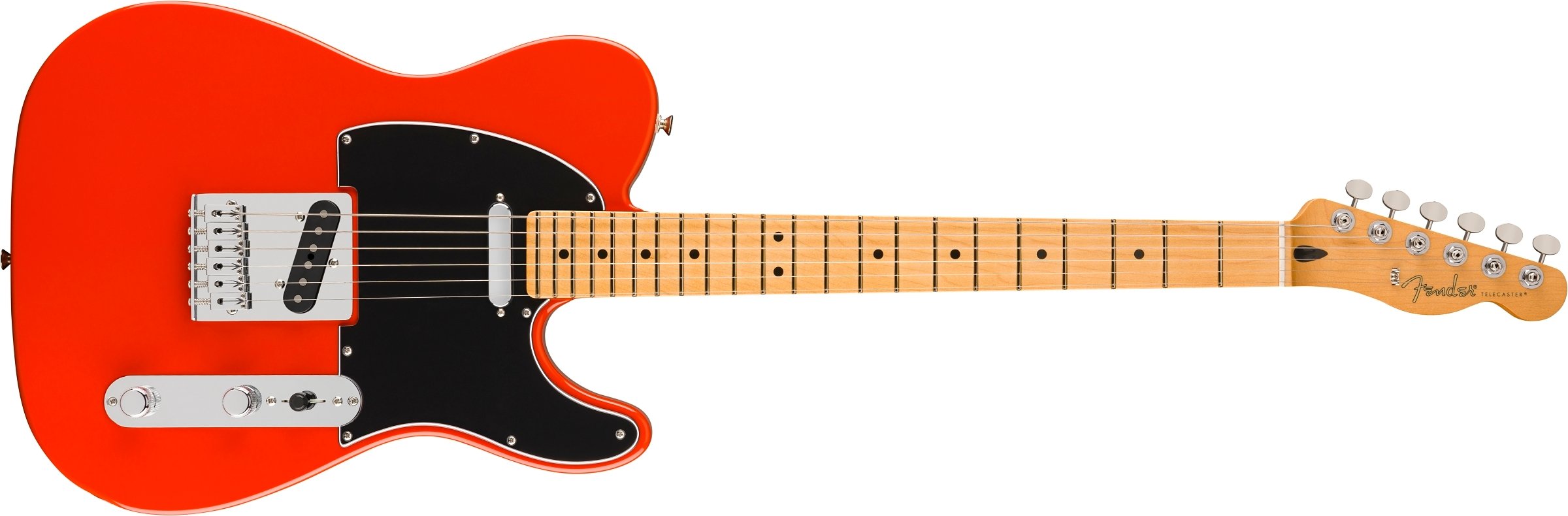 Player II Telecaster, Maple Fingerboard, Coral Red