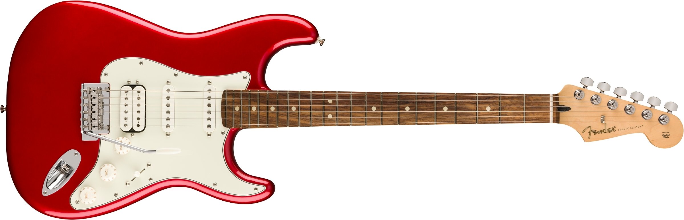 Player Stratocaster HSS, Pau Ferro Fingerboard, Candy Apple Red