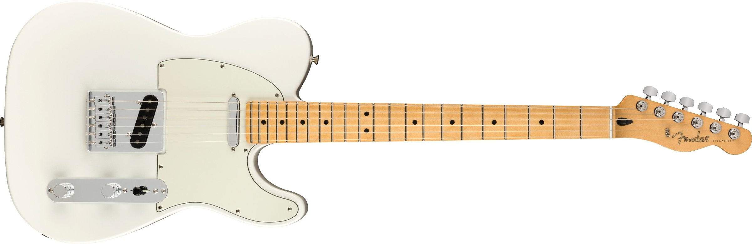 Player Telecaster, Maple Fingerboard, Polar White