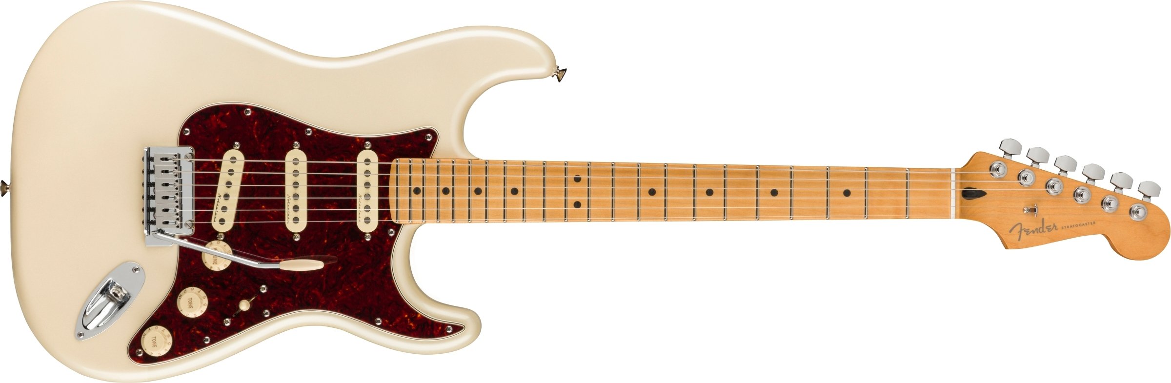 Player Plus Stratocaster, Maple Fingerboard, Olympic Pearl