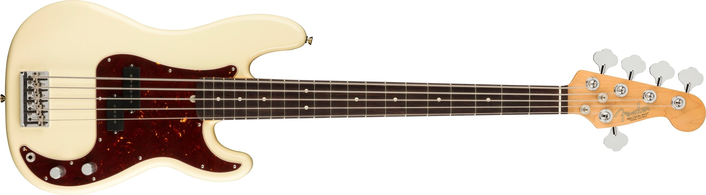 Fender American Professional II Precision Bass V, Olympic White 5 cuerdas