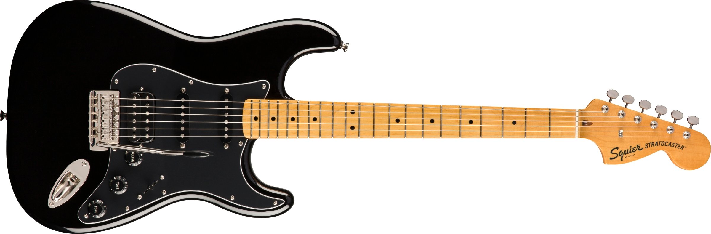 Classic Vibe '70s Stratocaster HSS, Maple Fingerboard, Black